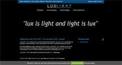 Desktop Screenshot of luxled.ch